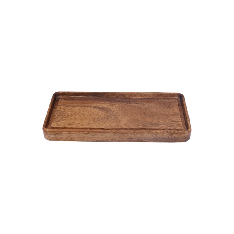  Wood Walnut Serving Tray Solid Wood Small Tray Rectangle Platter Bathroom Tray Dinner Tray Tea Tray Coffee Tray