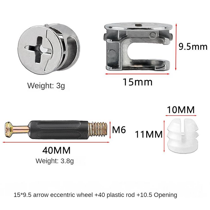 15*9.5 Furniture Connector Bolts